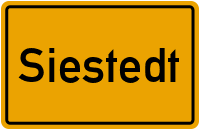 City Sign Siestedt