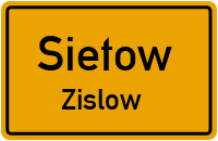 Malchower Straße in SietowZislow