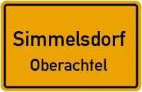 Straßenverzeichnis Simmelsdorf Oberachtel