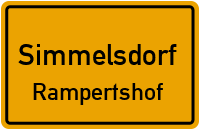 Straßenverzeichnis Simmelsdorf Rampertshof