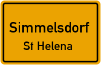 Kirchengasse in SimmelsdorfSt Helena