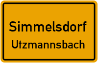 Straßenverzeichnis Simmelsdorf Utzmannsbach