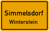 Straßenverzeichnis Simmelsdorf Winterstein