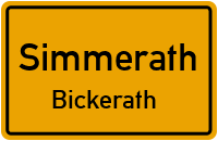 Straßenverzeichnis Simmerath Bickerath