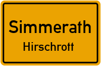Straßenverzeichnis Simmerath Hirschrott