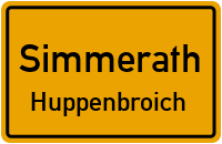 Tiefenbachtalstraße in SimmerathHuppenbroich