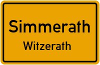 Straßenverzeichnis Simmerath Witzerath