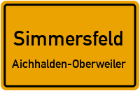 Kirchstraße in SimmersfeldAichhalden-Oberweiler