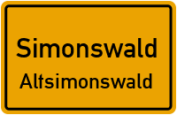 Talstraße in SimonswaldAltsimonswald