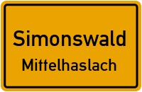 Yacher Höhenweg in SimonswaldMittelhaslach