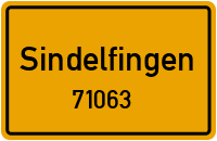 Straßen in 71063 Sindelfingen