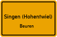 Rebenstraße in Singen (Hohentwiel)Beuren
