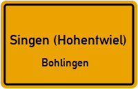 Straßenverzeichnis Singen (Hohentwiel) Bohlingen