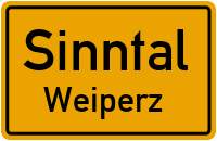 Leharstraße in SinntalWeiperz
