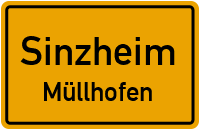 Straßenverzeichnis Sinzheim Müllhofen