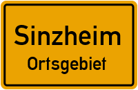 Straßenverzeichnis Sinzheim Ortsgebiet