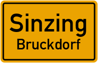 Straßenverzeichnis Sinzing Bruckdorf