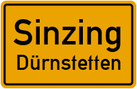 Straßenverzeichnis Sinzing Dürnstetten