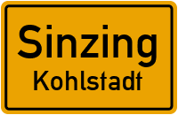 Straßenverzeichnis Sinzing Kohlstadt