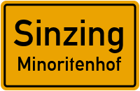 Straßenverzeichnis Sinzing Minoritenhof