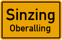 Straßenverzeichnis Sinzing Oberalling