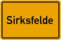 Ortsschild von Gemeinde Sirksfelde in Schleswig-Holstein