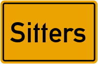 Ortsschild von Gemeinde Sitters in Rheinland-Pfalz