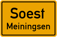Straßenverzeichnis Soest Meiningsen