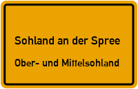 Wehrsdorfer Straße in 02689 Sohland an der Spree (Ober- und Mittelsohland)