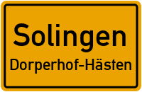 Wanderwegeverbindung Aktuell Nicht Nutzbar in SolingenDorperhof-Hästen
