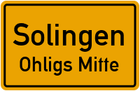 Taxi Spur Solingen Hbf in SolingenOhligs Mitte