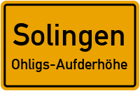Uferstraße in SolingenOhligs-Aufderhöhe