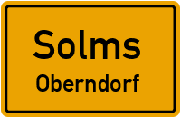Ostpreußenstraße in SolmsOberndorf