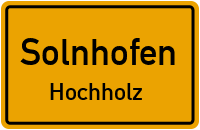 Hochholz in SolnhofenHochholz