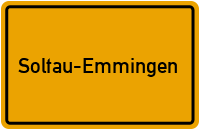 Ortsschild Soltau-Emmingen