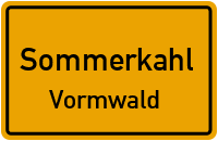 Wilhelminenstraße in SommerkahlVormwald