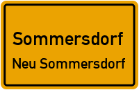 Neu Sommersdorf in SommersdorfNeu Sommersdorf