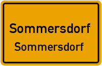 Ernst-Thälmann-Straße in SommersdorfSommersdorf