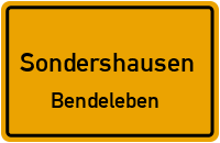 Burgstraße in SondershausenBendeleben