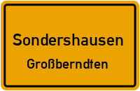 Triftstraße in SondershausenGroßberndten