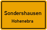 Bellstedter Weg in SondershausenHohenebra