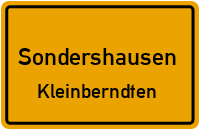 Hinterdorfstraße in SondershausenKleinberndten