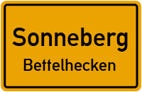 Hallstraße in SonnebergBettelhecken
