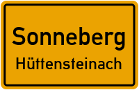 an Der Steinach in SonnebergHüttensteinach