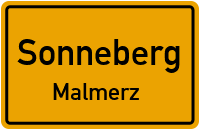 Malmerzer Straße in SonnebergMalmerz
