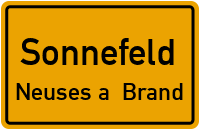 Alte Schulstraße in SonnefeldNeuses a. Brand