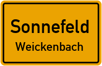 Straßenverzeichnis Sonnefeld Weickenbach