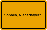 City Sign Sonnen, Niederbayern