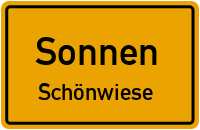 Straßenverzeichnis Sonnen Schönwiese