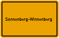 City Sign Sonnenberg-Winnenberg